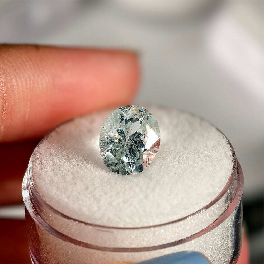2.60ct Aquamarine Oval Cut Gemstone